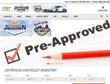 Tablet Screenshot of jeffersonchevrolet.com